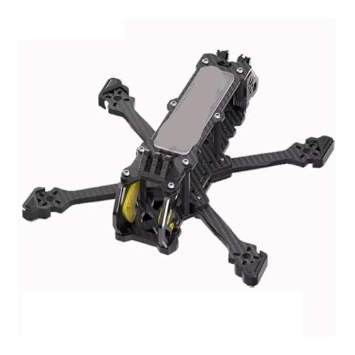 3 �C���` 3.5 �C���` �t���[���L�b�g VX3 VX3.5 O4 FPV RC �t���[�X�^�C�� �N�A�b�h�R�v�^�[�ɓK��(VX3 O4 Black)