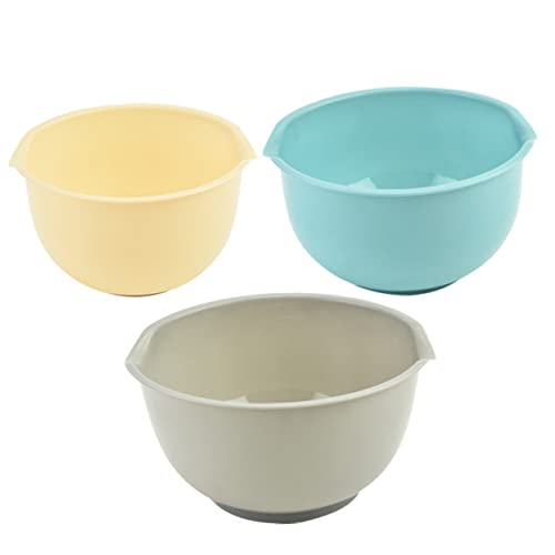 Juego de 3 Tazones de Ensalada Multiusos de Plástico miniatura 1