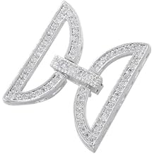 Gold Plated Coppers Zirconia Clasp Set Creative Jewelry Crafting Clasps with Zircon for Bracelet &