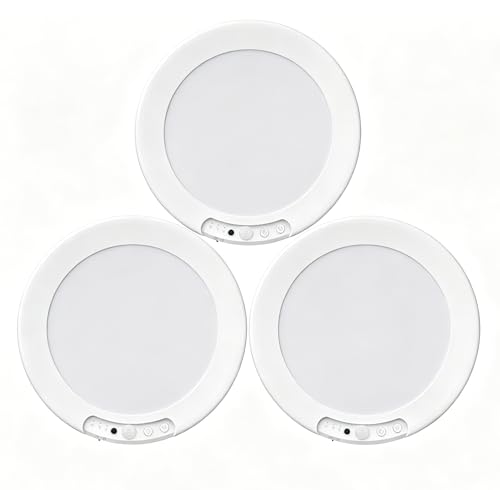 DiDiSky Rechargeable Ceiling Light, LED Motion Sensor Light Indoor, Magnetic Wireless Battery...