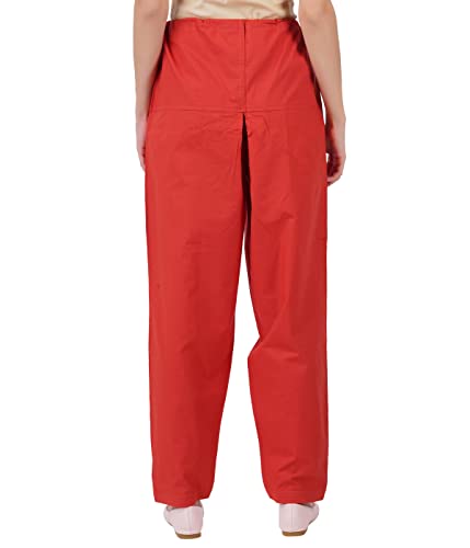 Image of Happy Bunny Salwar Pant for Women, Fine Cotton Ethnic Trousers with Drawstring Waist, Comfortable Daily, Office & Casual Wear Bottoms