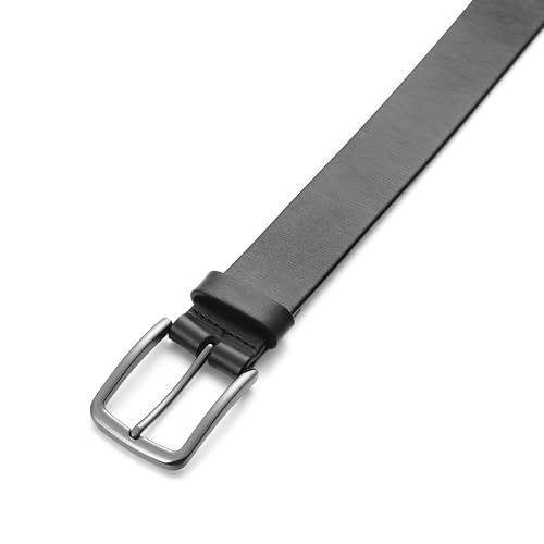 Image of MILORDE Men's Genuine Leather Dress Belt, Handmade, 100% Cow Leather, Fashion & Classic Designs for Work Business and Casual