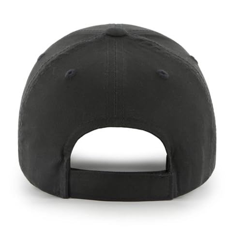 Gorra clásica ajustable con logo de Houston negro miniatura 6