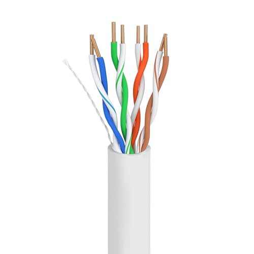 Big-A BIG-1011 Bulk Cat5E Cable 1000Ft 24Awg Solid 4 Pair Cat5E Ethernet Cable thumb #5