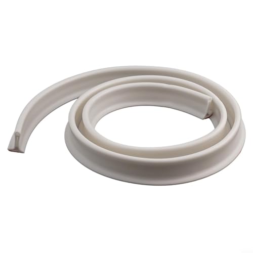Barrera de agua de ducha plegable | Protector de goma flexible para suelo de baño | Fregadero de cocina e inodoro | Tira impermeable TPE con adhesivo fuerte | Para separar humedad fácil de limpiar (1
