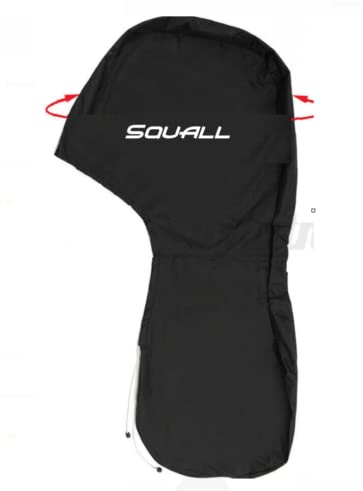 Squall Outboard Engine Full Cover (Small) - Waterproof 600D Oxford Fabric for 6-15 HP Motors