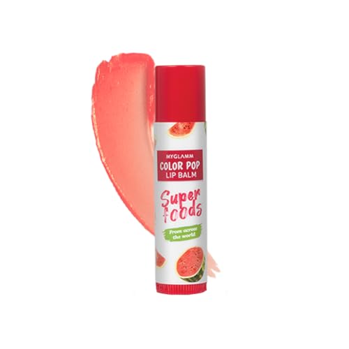 MyGlamm Superfood Color Pop Lip Balm-Berry-4.6gm