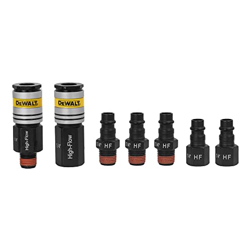 7pc High Flow Couplers & Plugs 1/4 NPT