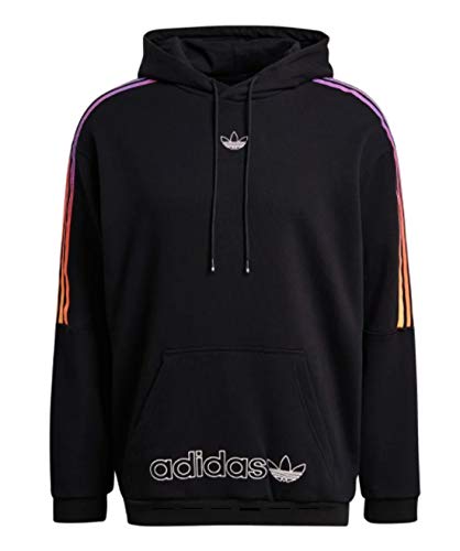 adidas Sport Foundation Sweat Pullover Hoodie Black/Multicolor XS4