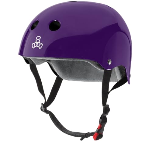 Image of Triple Eight Certified Sweatsaver Helmet for Skateboarding, BMX, Roller Derby, Roller Skating, Inline Skating, Scooter and Bike