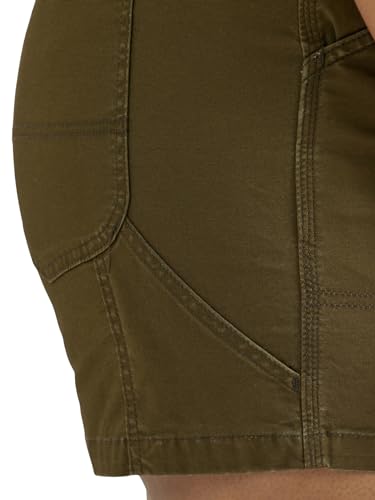 Lee Women's Plus Size Legendary Carpenter Short Olive Night 14 Plus - image 2
