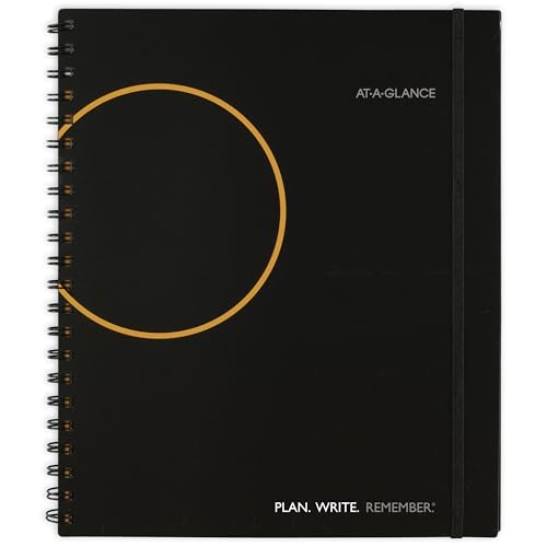 AT-A-GLANCE Undated Planning Notebook with Reference Calendars, 8.5