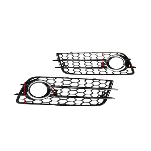 Couverture pour A4 B8 S-line S4 calandre antibrouillard de pare-choc avant haute finition