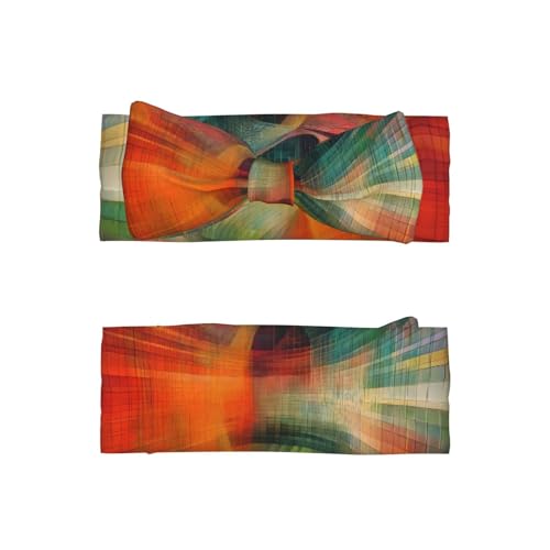 Grid Tunnel Baby bow headband (0-6 months) - Universal for newborns to toddlers, a must-have for cute decoration2