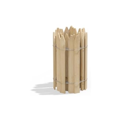 Greenes Fence Cedar Wood Garden Picket Fence 16" H x 8' L (4-Pack, 32' Total) Cover