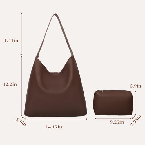 Barsine Soft Vegan Leather Hobo