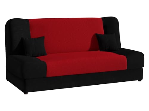 Mirjan24 Schlafsofa Jonas Style, Sofa mit Bettkasten und Schlaffunktion,...