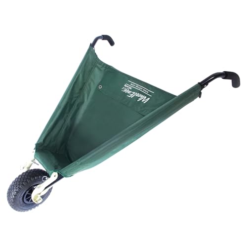 Allsop WheelEasy LE - Foldable Garden Cart (Wheelbarrow) with Easy Grip Handles