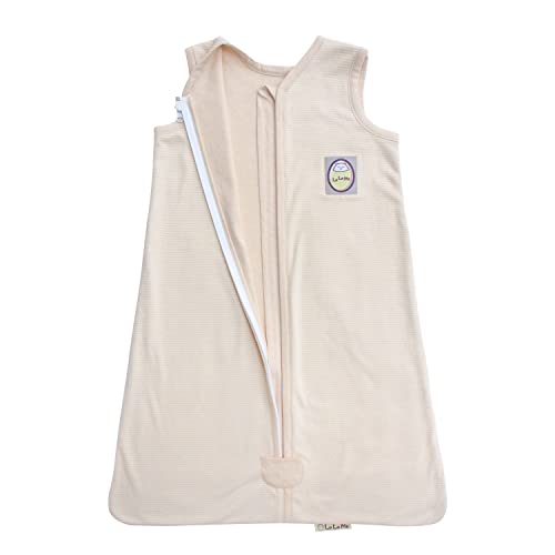 Image of LALAME Organic Cotton Wearable Baby Blanket 1 TOG Sleep Sack |Swaddle Sleeping Bag - Machine Washable | Age 2 to 36 Months