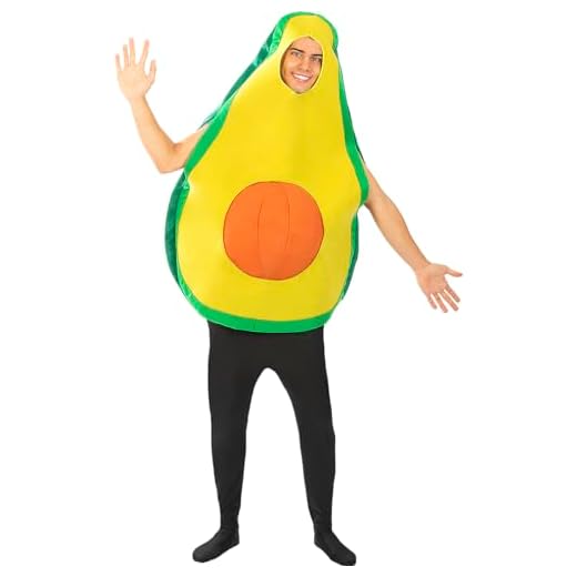 Funidelia | Disfraz de Aguacate para hombre y mujer Fruta, Comida - Disfraz para adultos y divertidos accesorios para Fiestas, Despedida de Soltero, Carnaval y Halloween - Talla única - Verde