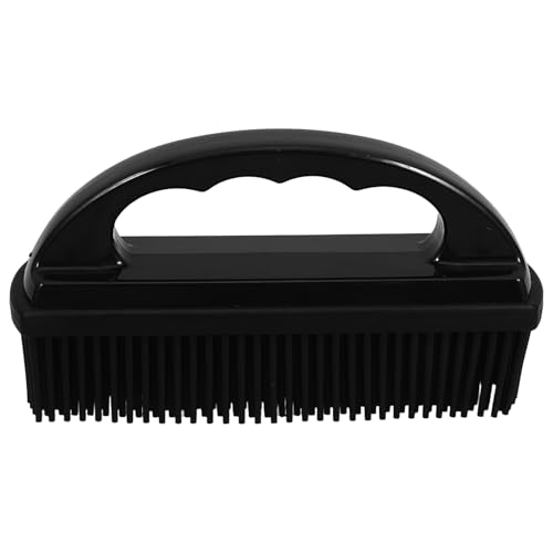 HEATSHAKING Cepillo De Silicona Negro Quitapelos para Mascotas, Limpieza Eficaz De Pelo En Camas, Sofás y Asientos De Coche, Material Seguro para Superficies, Adecuado para Uso Doméstico y Autos