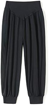 AvaCostume Boy's Baggy Casual Harem Pants Girls Dance Trousers Black 12