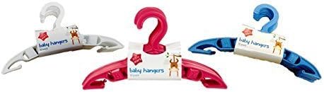Little Stars Small Baby Coat Hangers Kids Clothes Childrens Hanger Slim Plastic x 30