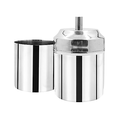 Image of Spillbox Traditional Stainless Steel Filter Coffee Maker, South Indian Drip Sytle Decoction Liquid Maker, Coffee Filter Vessel, Utensil- Steel Coffee Fliter (Medium)