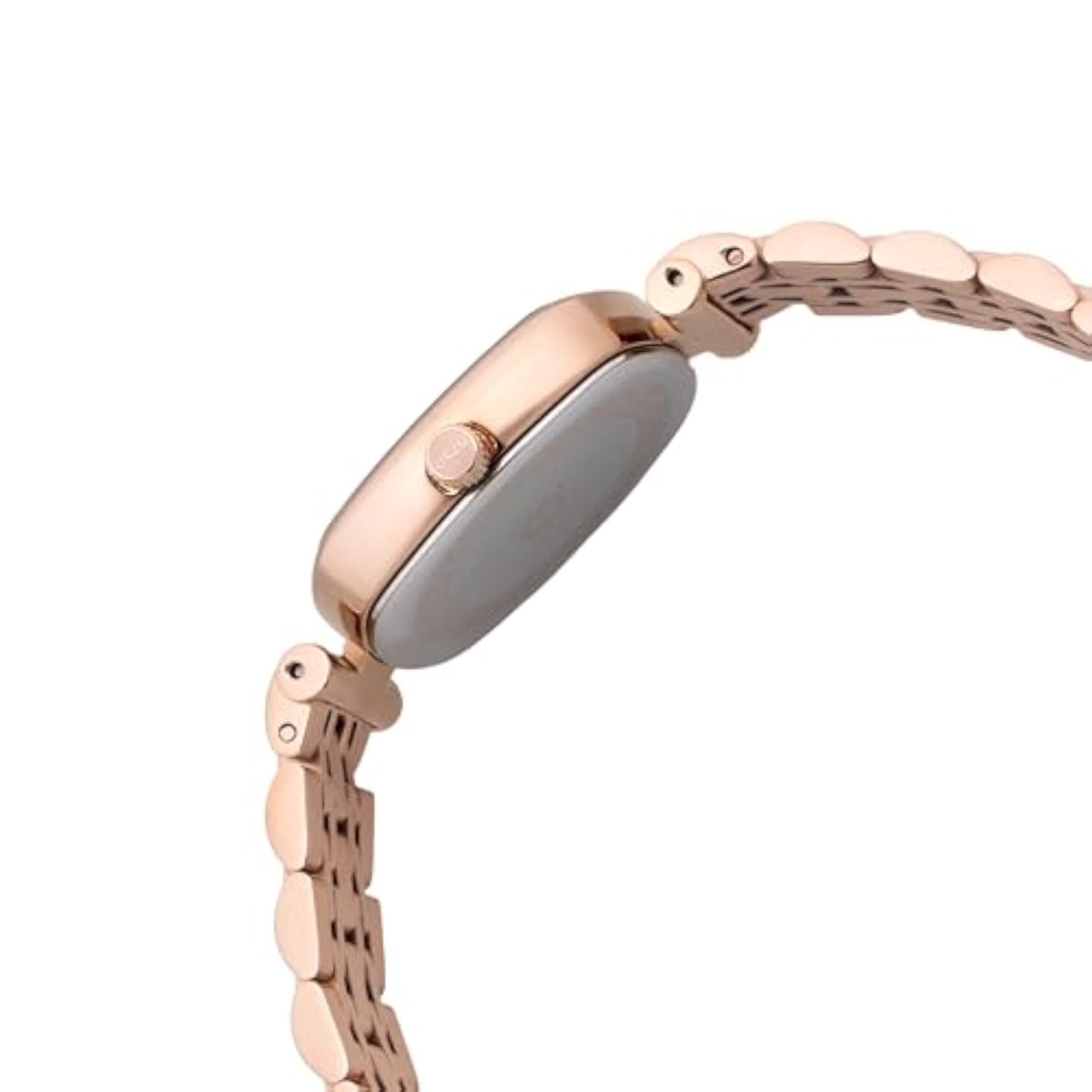 Women's Analog Stainless Steel Case Watch with Solid Band