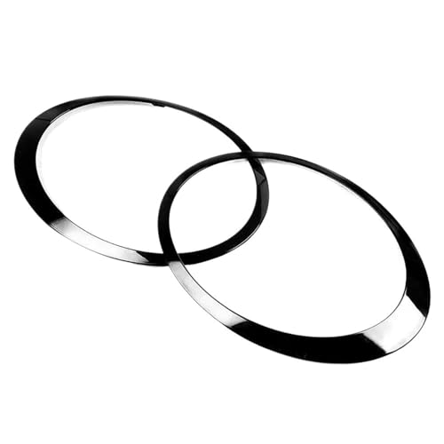Cadre de phares anti-rayures pour Cooper S R56 noir brillant protection optique