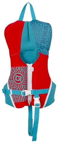 Image of O'Brien Infant Neoprene US Coast Guard Approved Life Jacket for Lakes, Pools, Boating, Paddle & Swimming