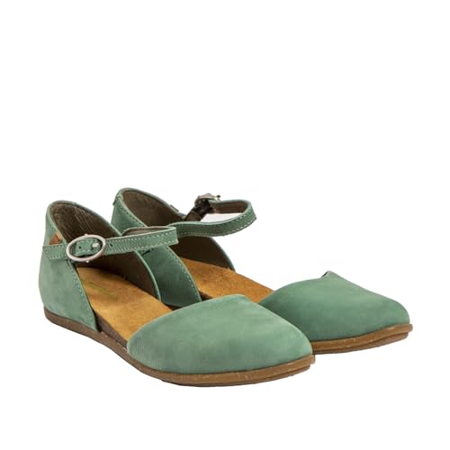 El Naturalista Women's Nd54 Stella Sandal, Jade Green, 6.5 UK