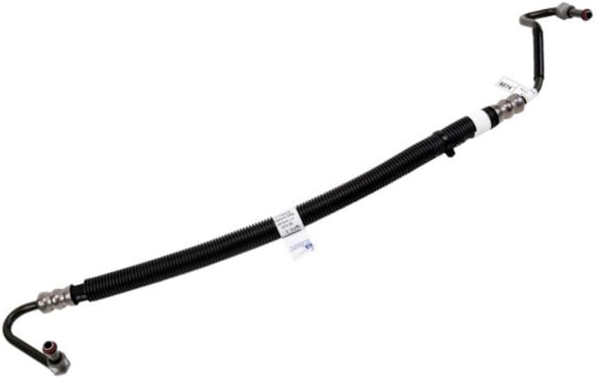 KarParts360 For Chevy Equinox 2010 2011 Power Steering Gear Inlet Hose | Black | Steel & Rubber | 0.37 Inches Outside Diameter | Molded | With Fittings