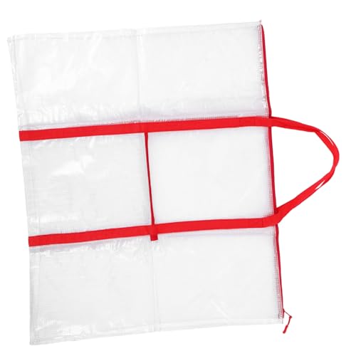 AUTSUPPL Painting Paper Bag Bulletin Board Storage Bag PVC Art File Holder Smooth Zipper Handles