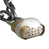 TEMCo Industrial Padlock Light - 3 Pack Glow in the Dark Padlocks with Light