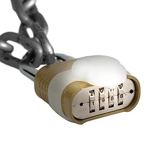 TEMCo Industrial Padlock Light - 3 Pack Glow in the Dark Padlocks with Light