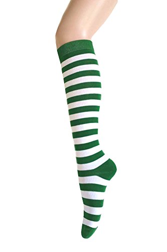 Image of Elite Quality Soft Cotton Knee High /Over knee Zebra stripes Socks