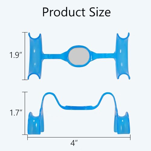 Dental Wange Retractor mit Spiegel, M Form Mundöffner für Zähne Whitening & Reparatur, Oral Orthodontik, Lippenschutz Zahnarzt Zubehör, 10 Stück