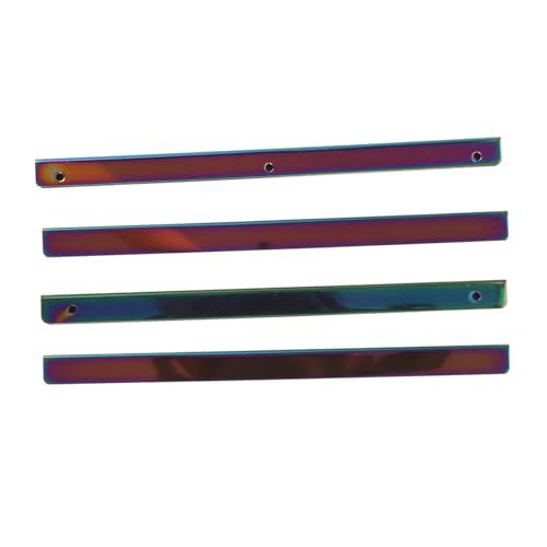 DECORNIJIA Metal Purse Edging Strip with Decorative Corner Protector 150mm 4pcs DIY Bag Frame Edge Wrapping Strip for Purse Making Kit and Wallet Edging in Crafts and Repairs