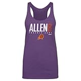 500 LEVEL Grayson Allen Phoenix Suns Women's Tank Top - Grayson Allen Phoenix Suns Elite WHT (Tri Purple, Medium)