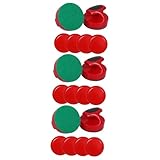 Yardwe 3 Sätze Zubehör für Hockeymaschinen Tischplatte Pucks Anschieber von Eishockeyspielen Schifffahrtsbedarf Hockeyzubehör Eishockeyschläger Hockey-Teile Abs rot