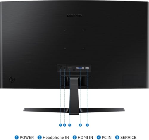 Image of Samsung 24 inch Essential S3 (S36GD) Series FHD 1800R Curved Computer Monitor | Advanced Eye Comfort | 100 Hz | Game Mode | HDMI and D-sub Ports