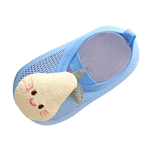 Animal Kids Boys Girls Socks Barefoot Shoes Socks Non Slip Floor Cartoon Pattern Mesh Infant Shoes Infant Shoes Girls (Light Blue, M Toddler)