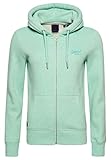 Superdry Womens Vintage Logo EMB Ziphood Kapuzenpullover, Minted Marl, M
