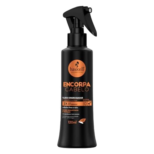 Fluido Engrossador Encorpa Cabelo 120ml, Haskell