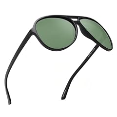 Matte Black Frame / Polarized Green Lens