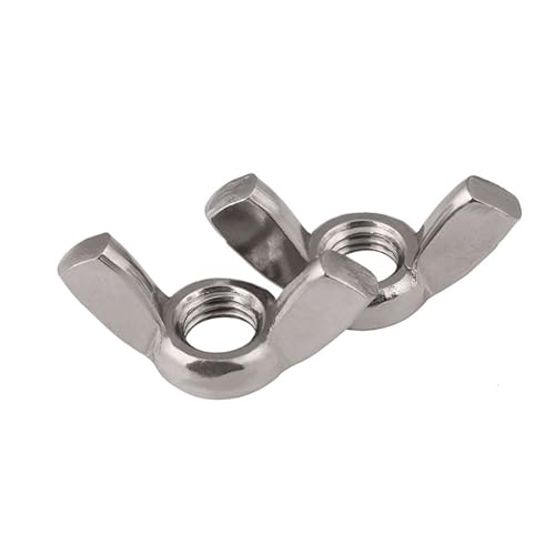 10/20 piezas 5/16-18 1/2-12 1/4-20 3/16-24 3/8-16 pulgadas tuerca de mariposa tuercas de mariposa tuerca de ajuste manual tuerca de mariposa (Color : 5/16-18 (20 Pcs))