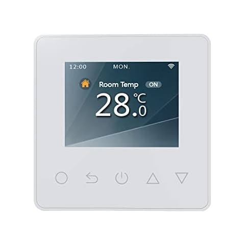 Underfloor Heating Thermostat Smart Temperature Controller Digital Proframmable Thermostat for Electric Floor Heating with WiFi Cover