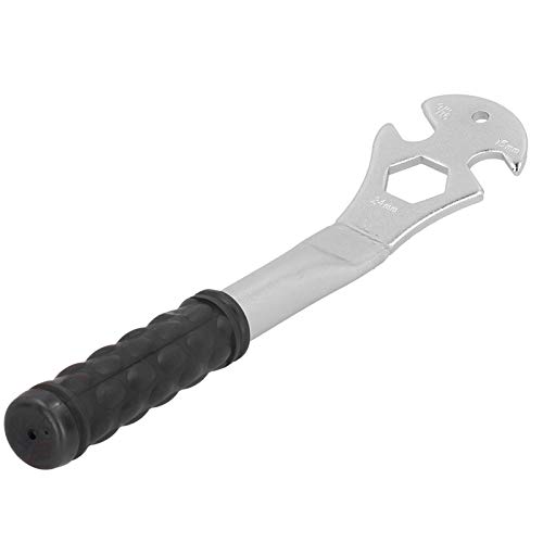 Natudeco Bike Pedal Spanner Versatile 15/24mm Bicycle Wrench Tool Professional Pedal Removal and Installation Tool for Bicycles Mountain Bikes Road Bikes