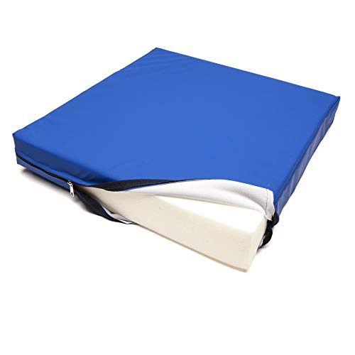 Coussin anti-escarres en mousse visco-élastique Bleu - Multi-usages D50 Cover